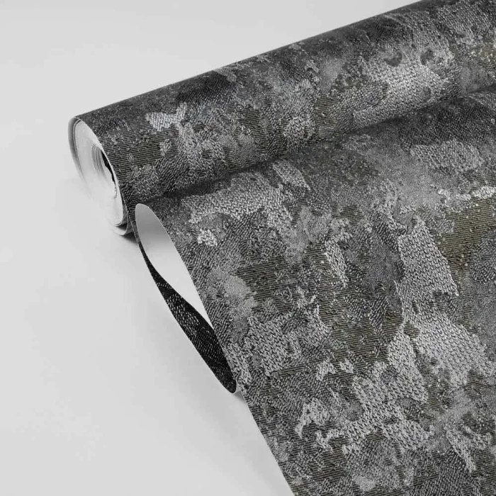 کاغذ دیواری کربن طرح پتینه مشکی کد ۱۰۰۰۱