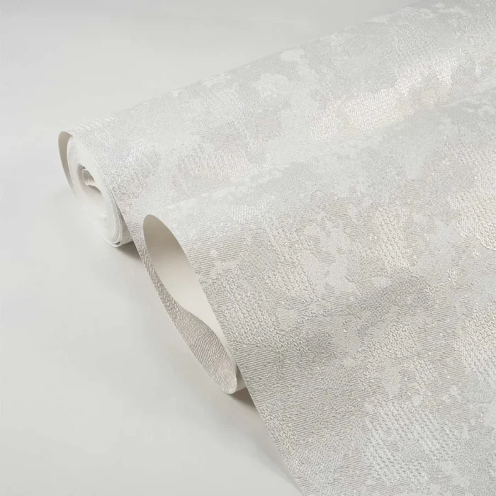 کاغذ دیواری کربن طرح پتینه نقره‌ای کد ۱۰۰۰۶
