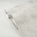 کاغذ دیواری کربن طرح پتینه نقره‌ای کد ۱۰۰۰۷