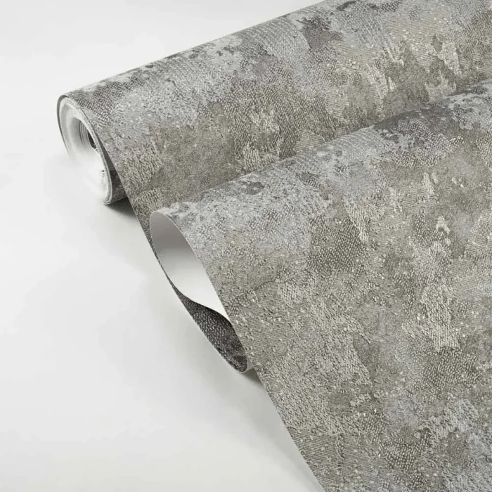کاغذ دیواری کربن طرح پتینه خاکستری کد ۱۰۰۱۰