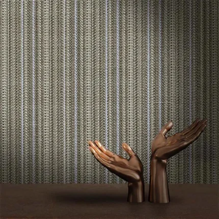 کاغذ دیواری کربن طرح بافت قهوه‌ای کد ۱۰۰۵۸