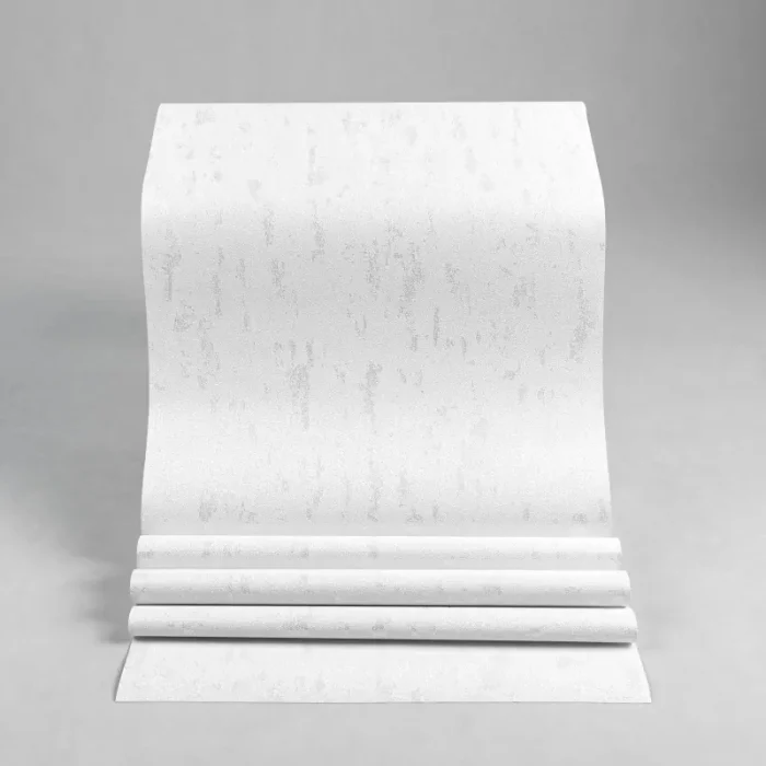 کاغذ دیواری H2O طرح ساده سفید کد 904W
