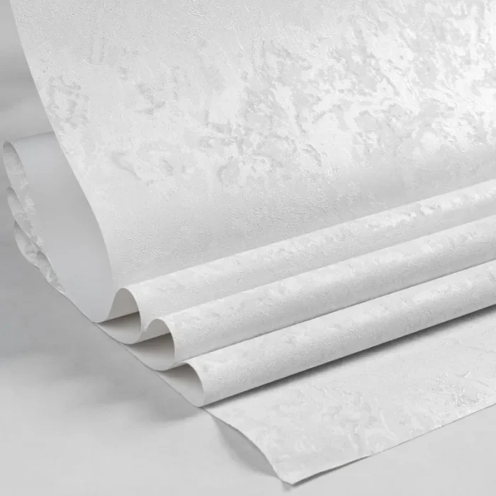 کاغذ دیواری H2O طرح بافت سفید کد 906W