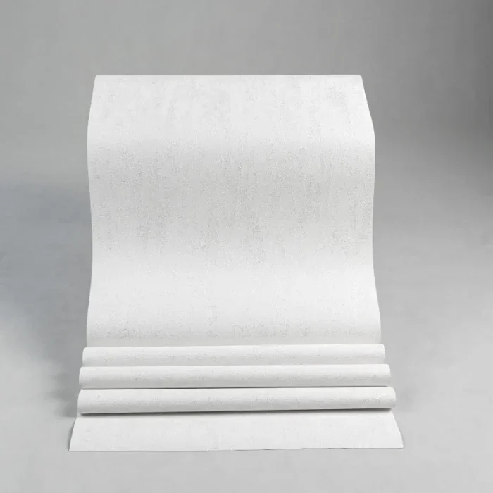 کاغذ دیواری H2O طرح ساده سفید کد 913W