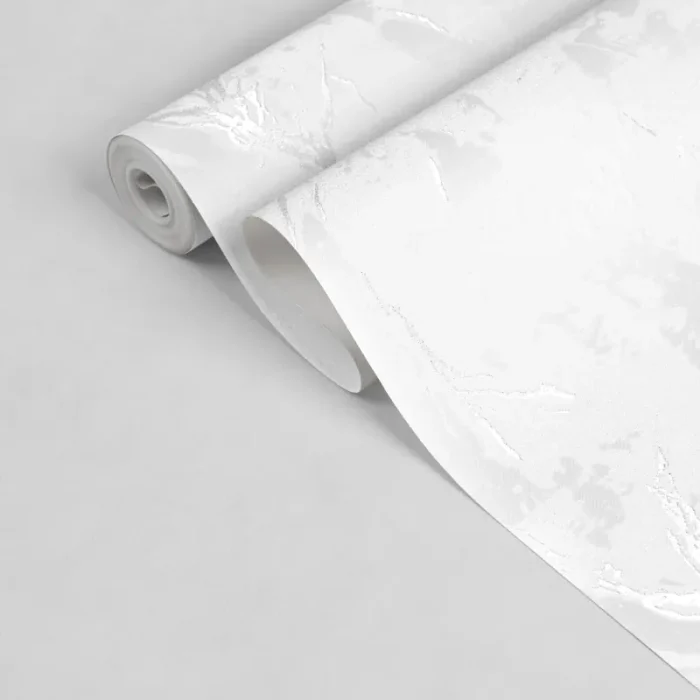 کاغذ دیواری H2O طرح رگه‌دار سفید کد 918W