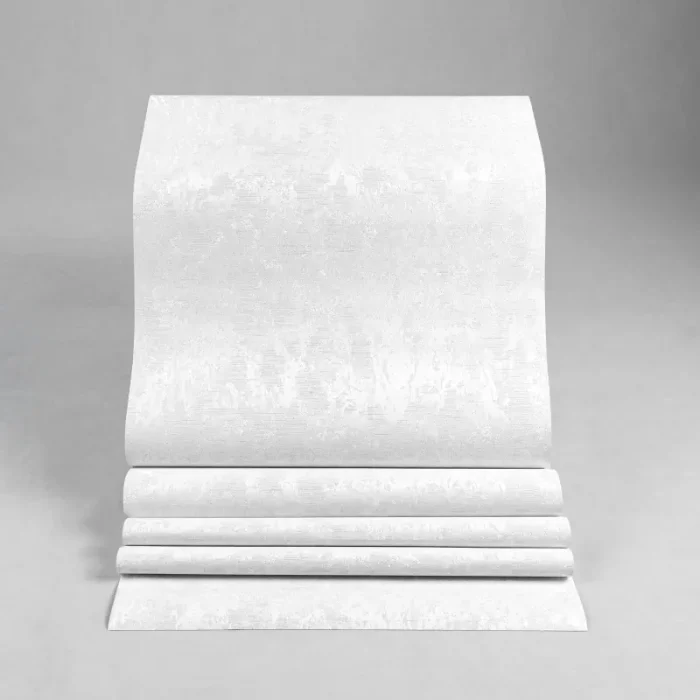 کاغذ دیواری H2O طرح ساده سفید کد 933W