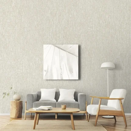 کاغذ دیواری کربن دو طرح بافت سفید / کرم کد ۱۰۲۰۳